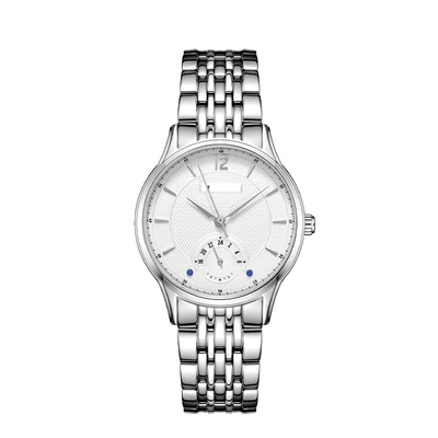 movimiento de acero inoxidable del cuarzo del reloj de la pulsera 316 de 210m m para las señoras