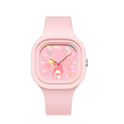Longitud del reloj de Digitaces del silicón de la banda de reloj del gel de silicona de los estudiantes 245m m a prueba de golpes