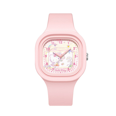 Longitud del reloj de Digitaces del silicón de la banda de reloj del gel de silicona de los estudiantes 245m m a prueba de golpes