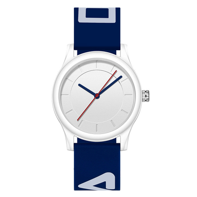 Espejo de acrílico del silicón de la correa del reloj de los deportes del grueso casual del reloj 10m m