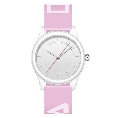 Espejo de acrílico del silicón de la correa del reloj de los deportes del grueso casual del reloj 10m m