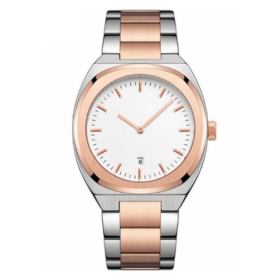 Circunferencia de acero inoxidable del reloj 218m m del cuarzo de los hombres minimalistas