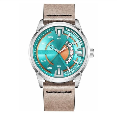 Reloj automático del calendario del cronógrafo de la prenda impermeable los 23cm del reloj del cuarzo del calendario