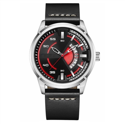 Reloj automático del calendario del cronógrafo de la prenda impermeable los 23cm del reloj del cuarzo del calendario