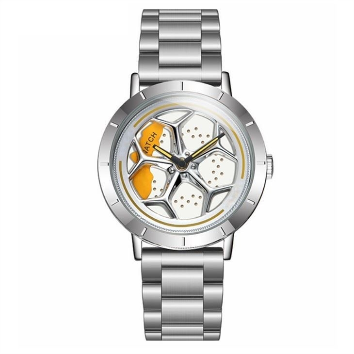 Enrollando deportes análogos-digital del dial mire los relojes de acero inoxidables de lujo de los hombres de 310m m