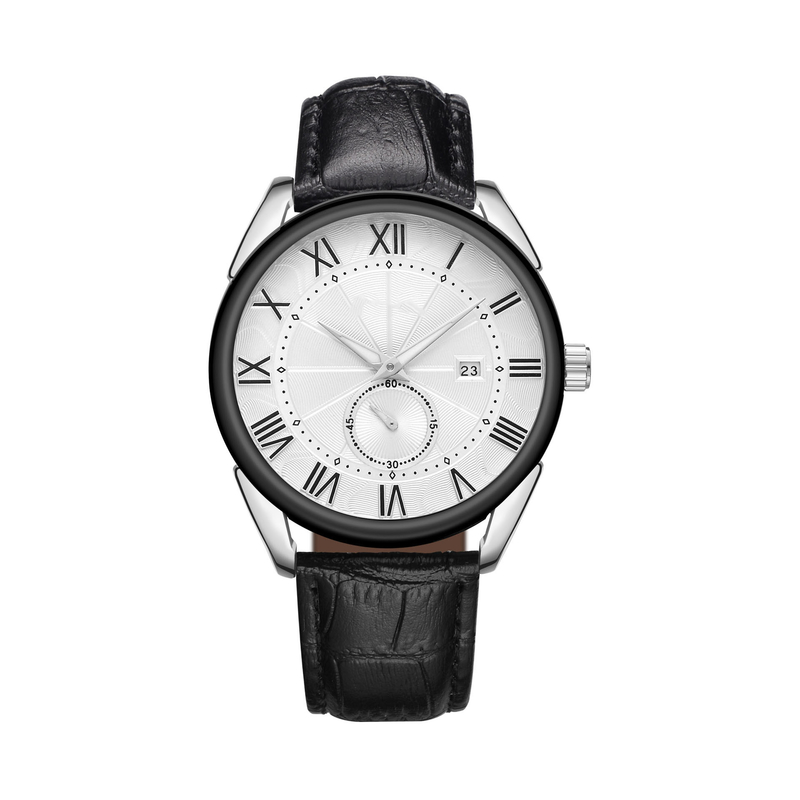 Los relojes de cuero de los hombres de colores de la moda del reloj del cuarzo de la aleación de la prenda impermeable 3atm