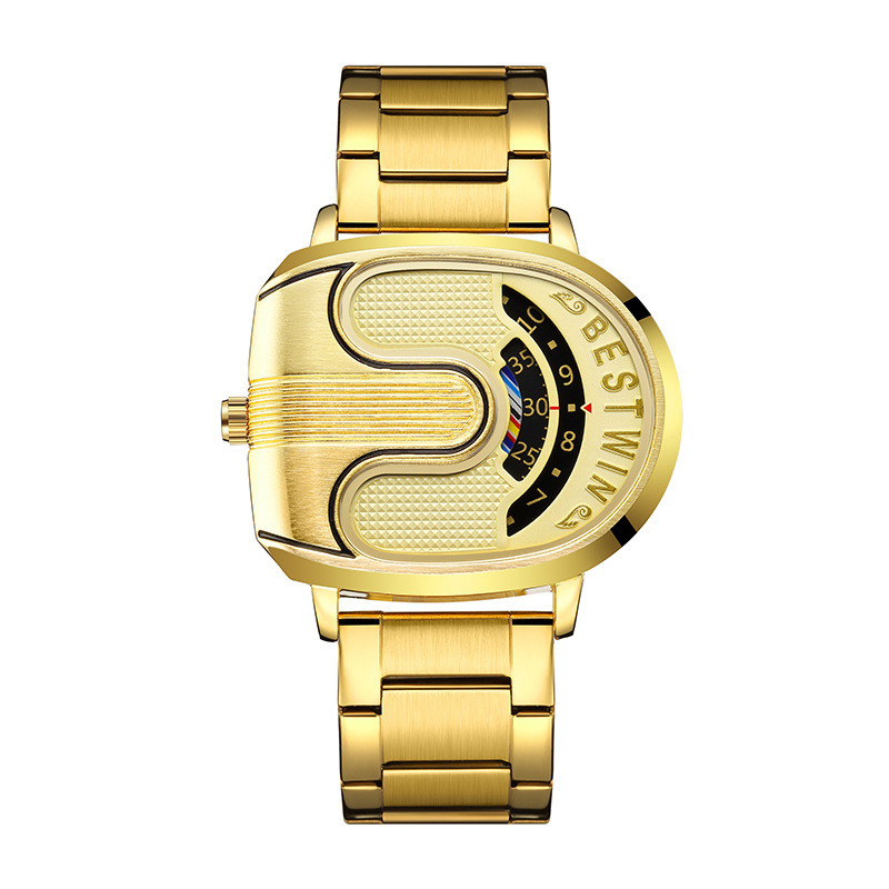 Reloj de acero inoxidable con movimiento de cuarzo