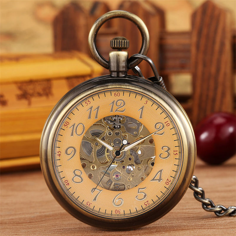 Reloj de bolsillo impermeable del cuarzo de la colección del vintage 1ATM Sapphire Material