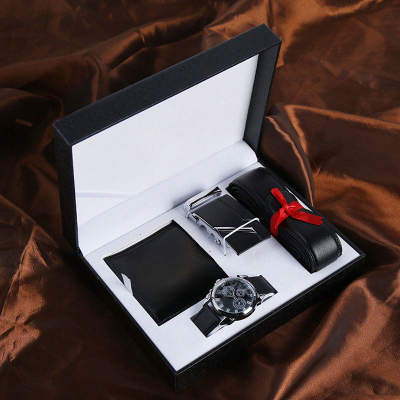 el reloj para hombre del regalo de 3 pedazos fijó el tamaño del 16*21*5.5cm para el negocio