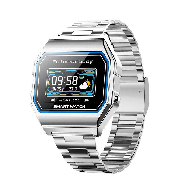 Relojes análogos-digital del solo tacto del cuadrado 0.96inch del reloj de Digitaces de los hombres de banda de heavy metal